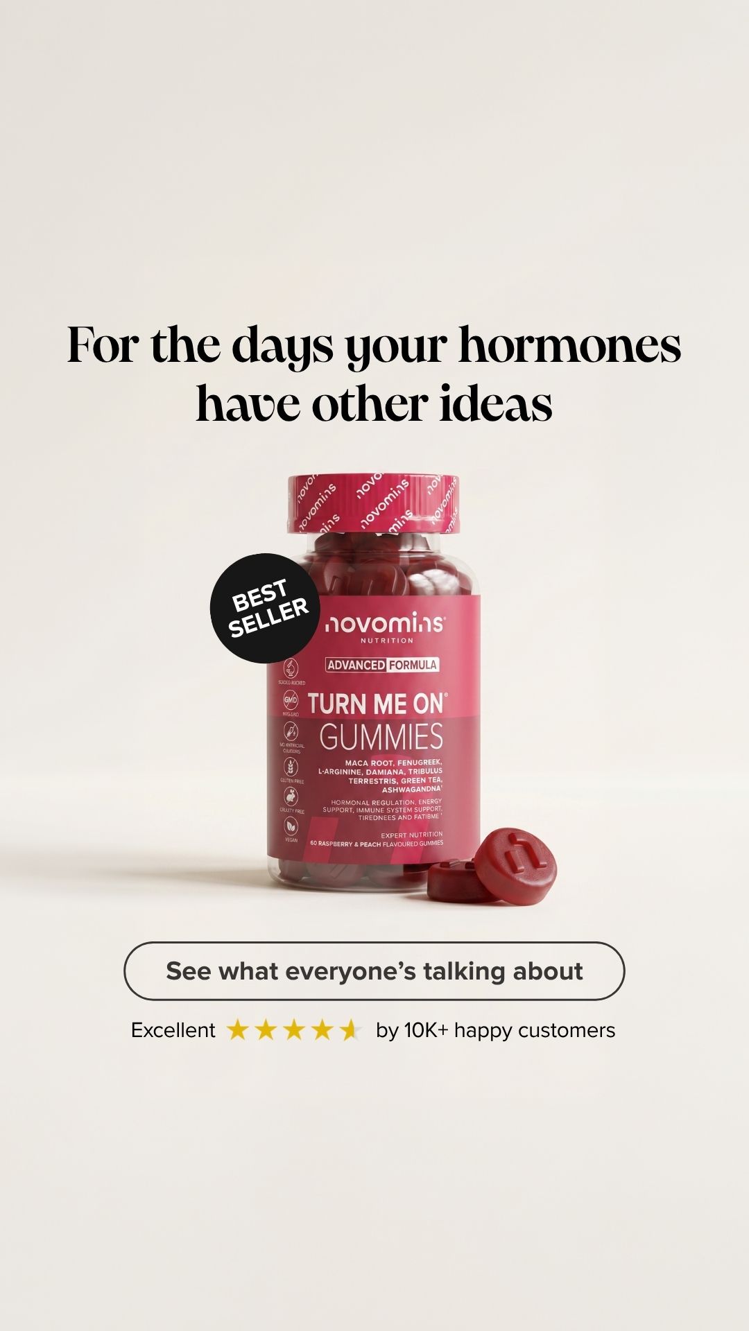 Novomins Nutrition Facebook ad