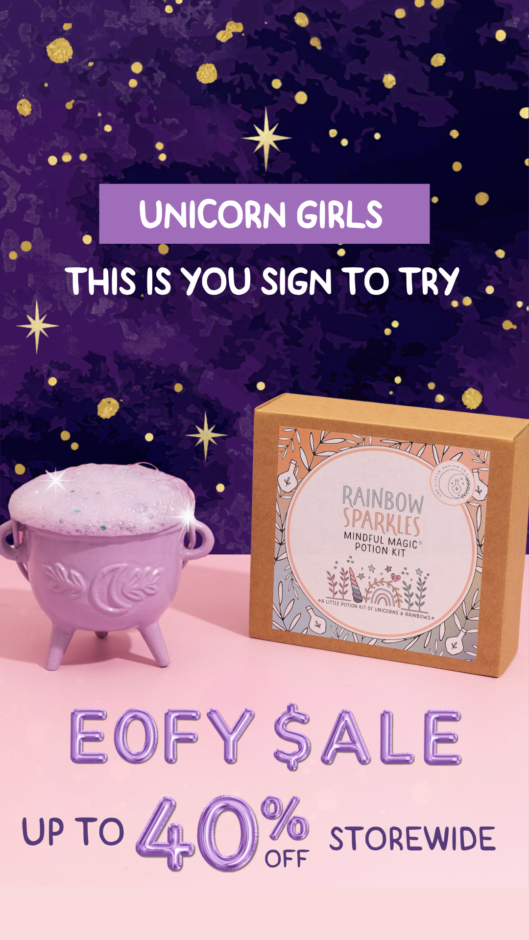 The Little Potion Co Facebook ad