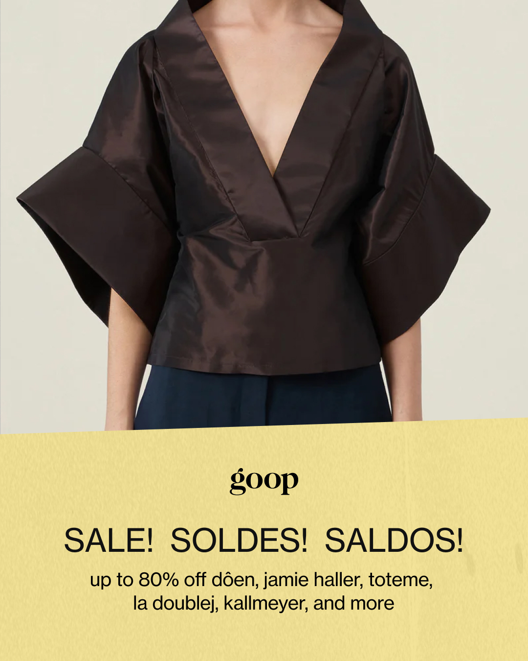 goop Facebook ad