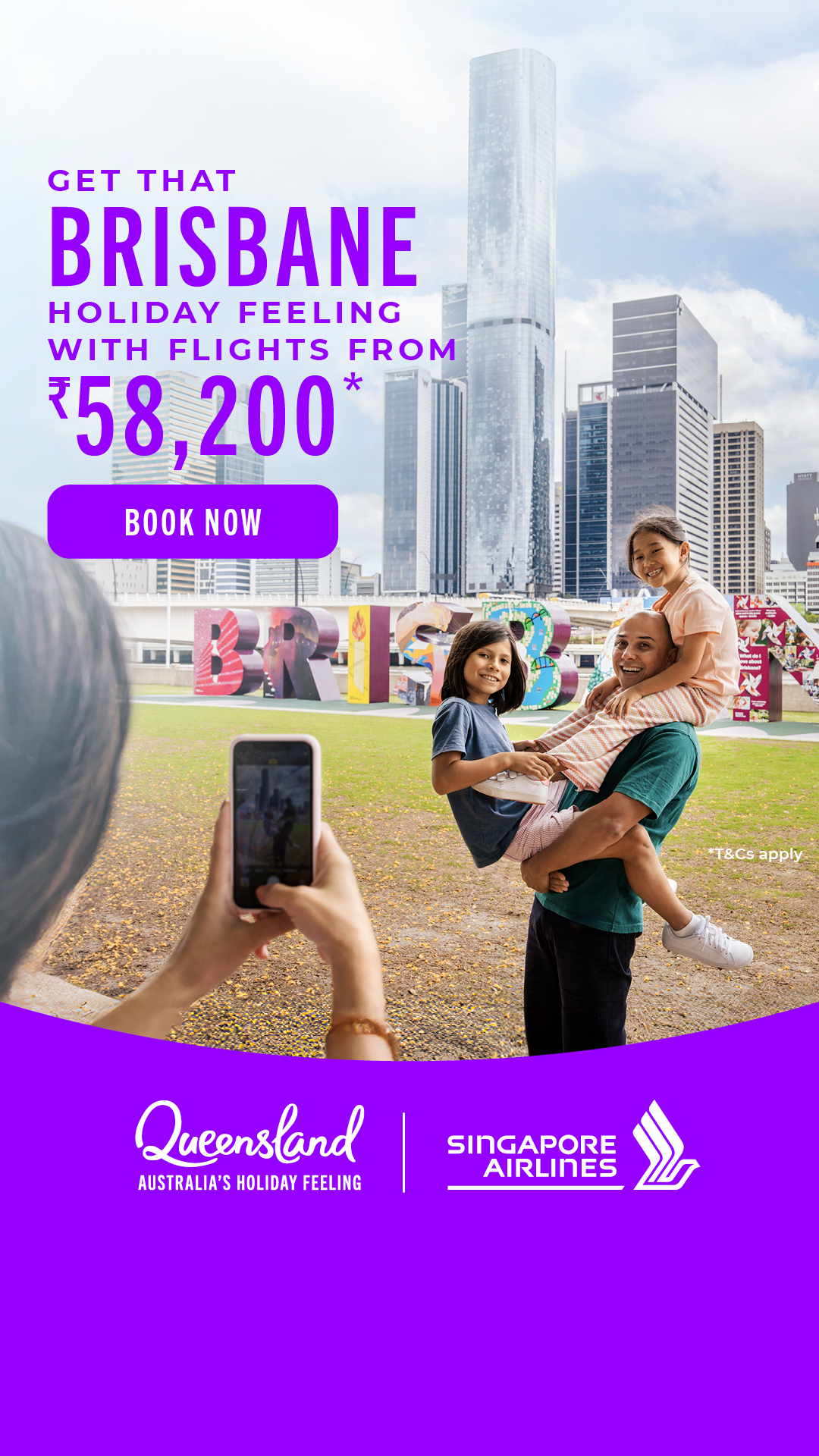 Singapore Airlines Facebook ad