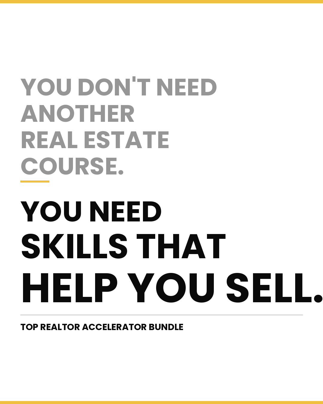Awele The Realtor Facebook ad: You've probably attended enough real estate trainings.