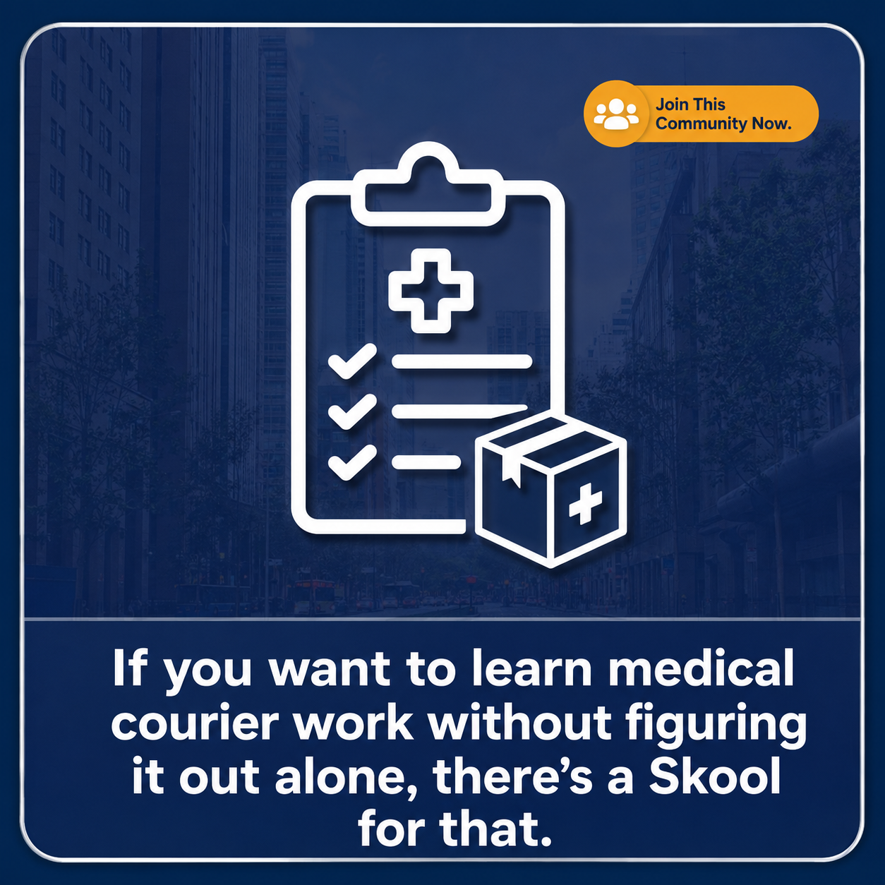 Skool Facebook ad