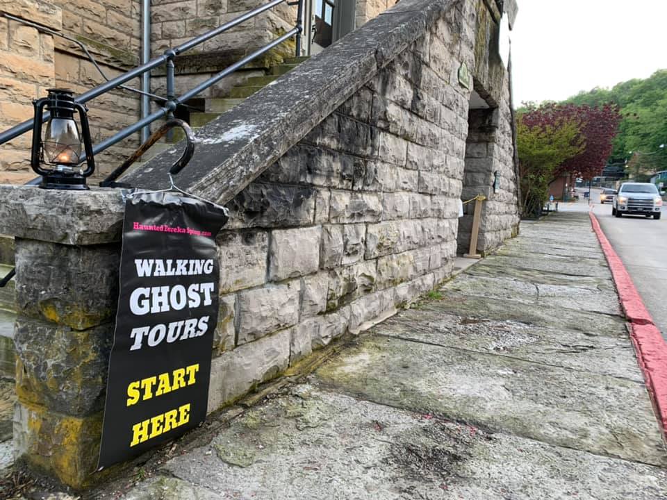 Haunted Eureka Springs Tour Facebook ad: Learn about and experience Haunted Downtown Eureka Springs…