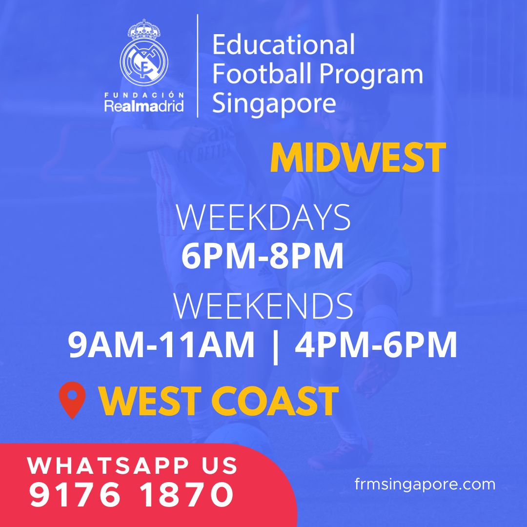 Real Madrid Foundation Football School Singapore Facebook ad