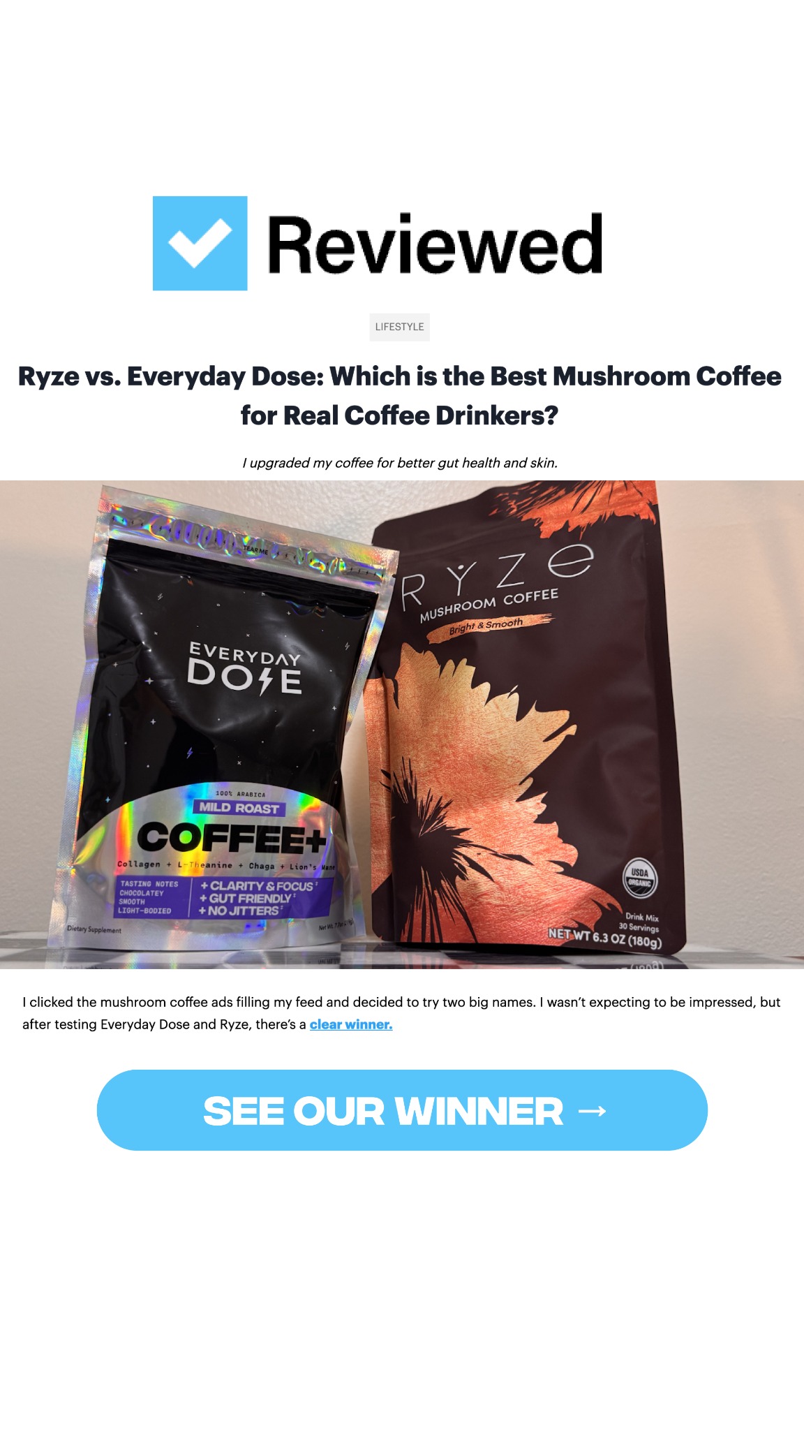 Everyday Dose Facebook ad