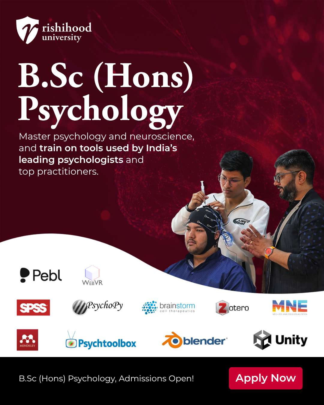 Rishihood University Facebook ad