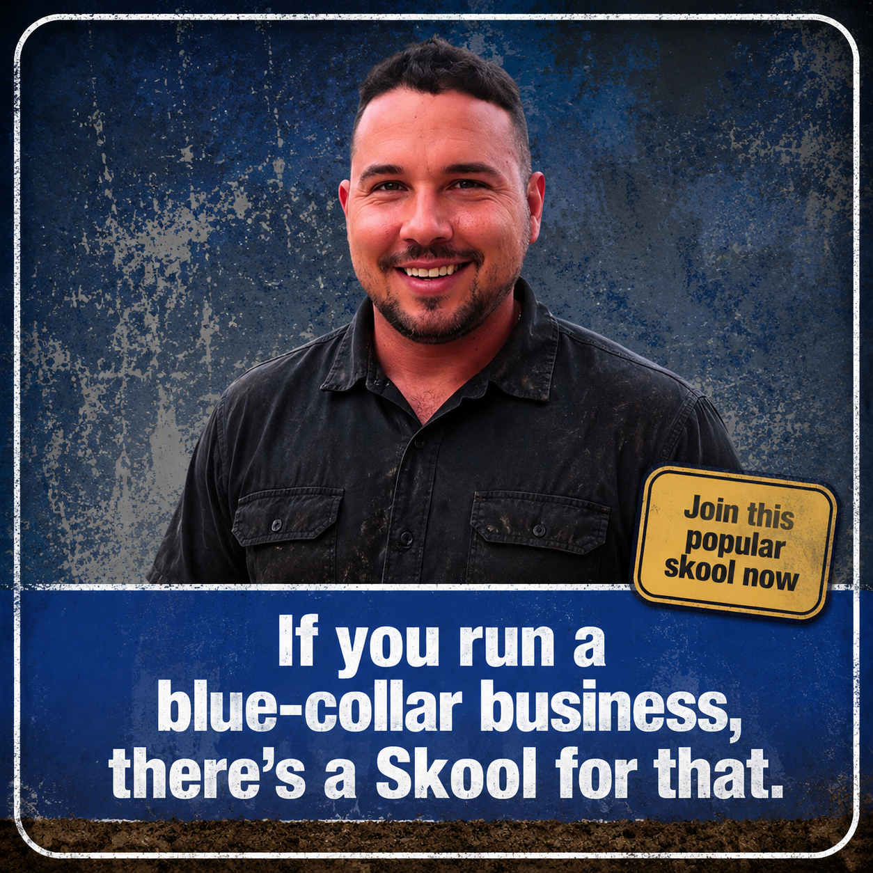 Skool Facebook ad