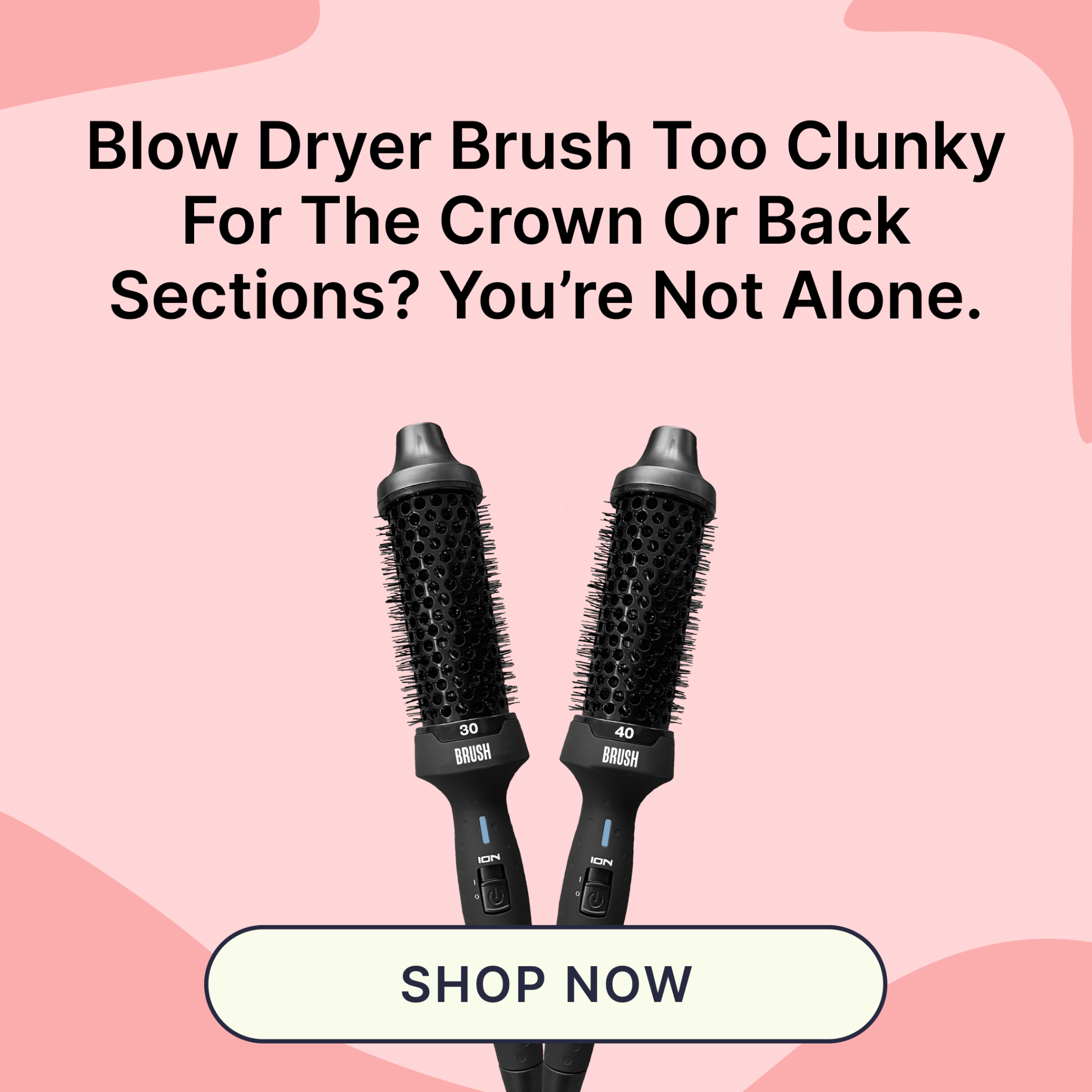 BRUSH 30/40 USA Facebook ad: Makes my hair the easiest it has ever been