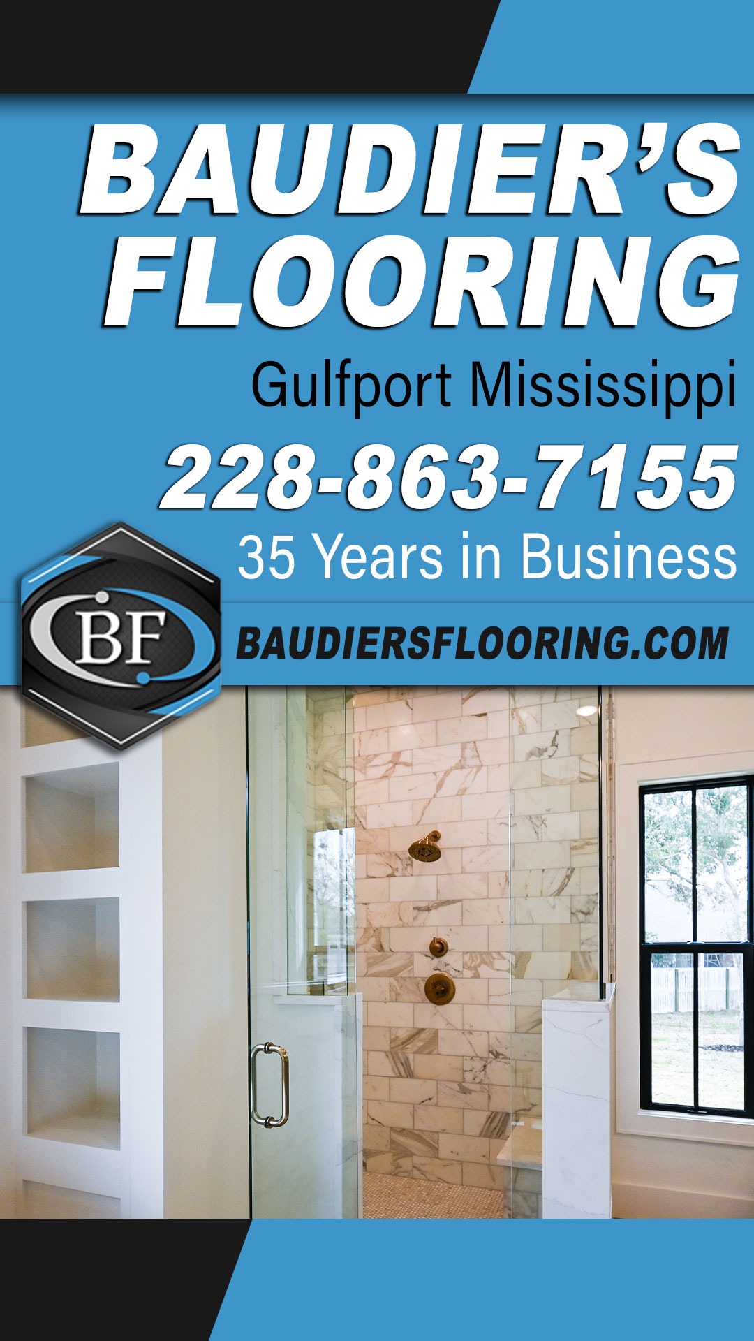 Baudier's Flooring & Design Co Facebook ad