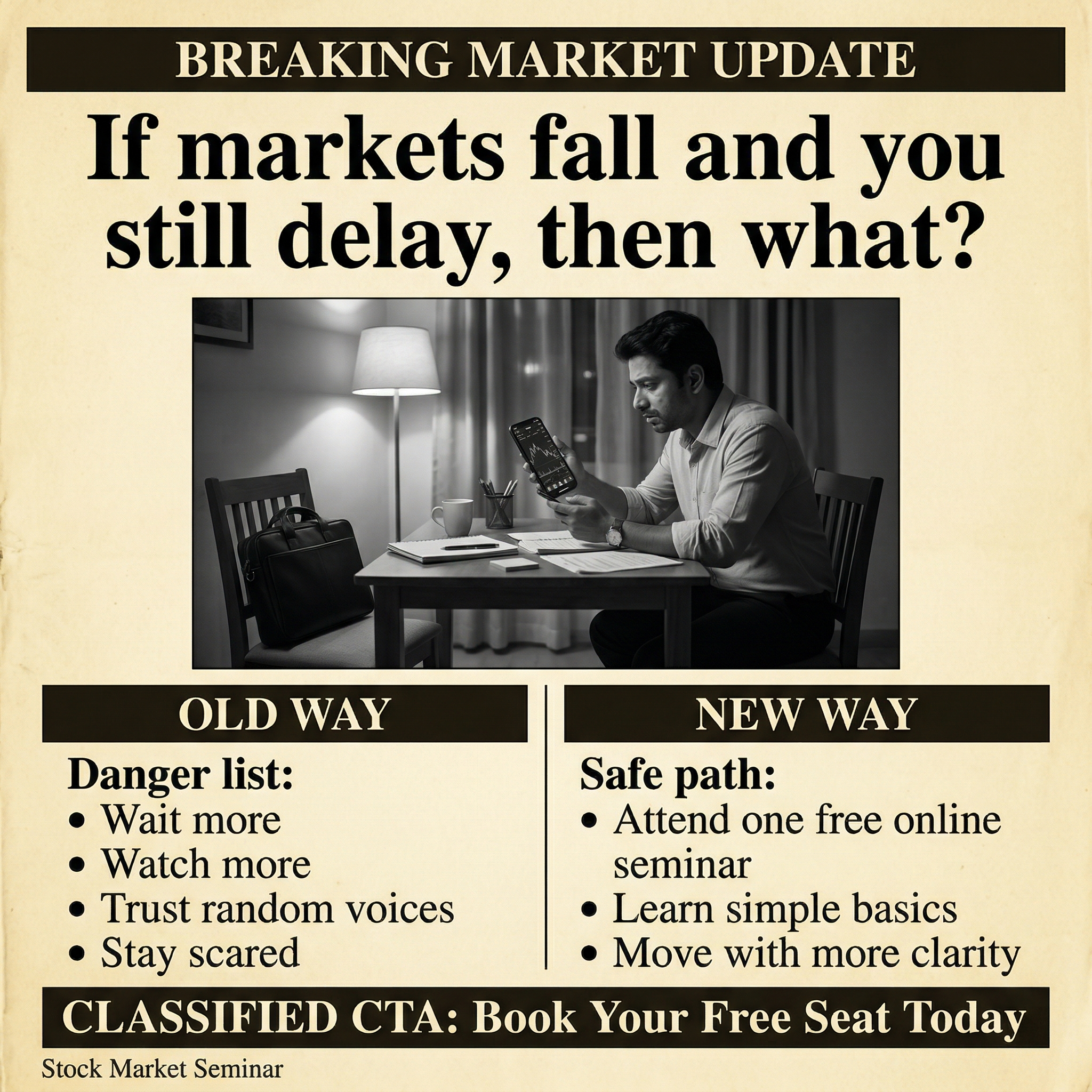 Millionaires Group Stock Market Training Institute Facebook ad