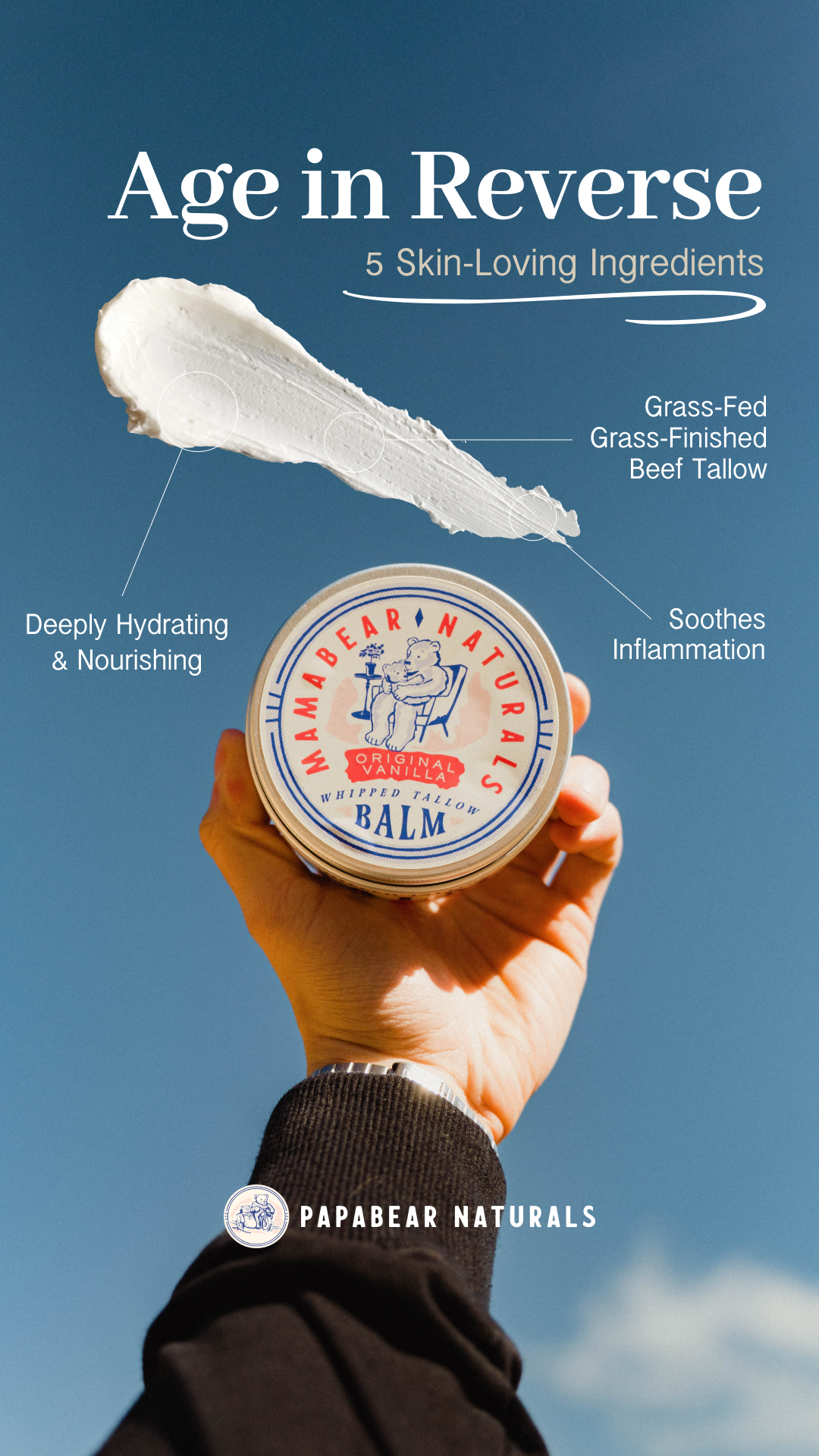 Papabear Naturals Facebook ad
