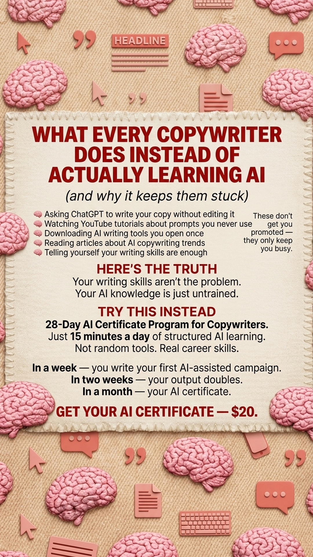 Coursiv Facebook ad