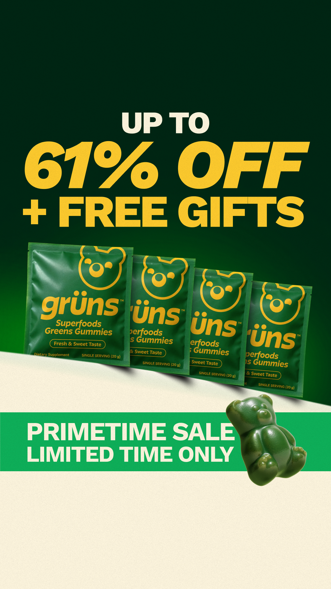 Grüns Facebook ad