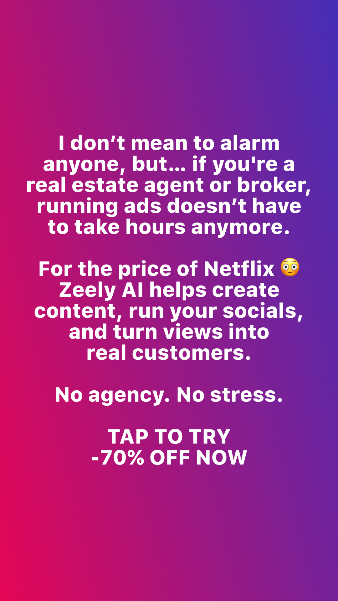 Zeely Facebook ad