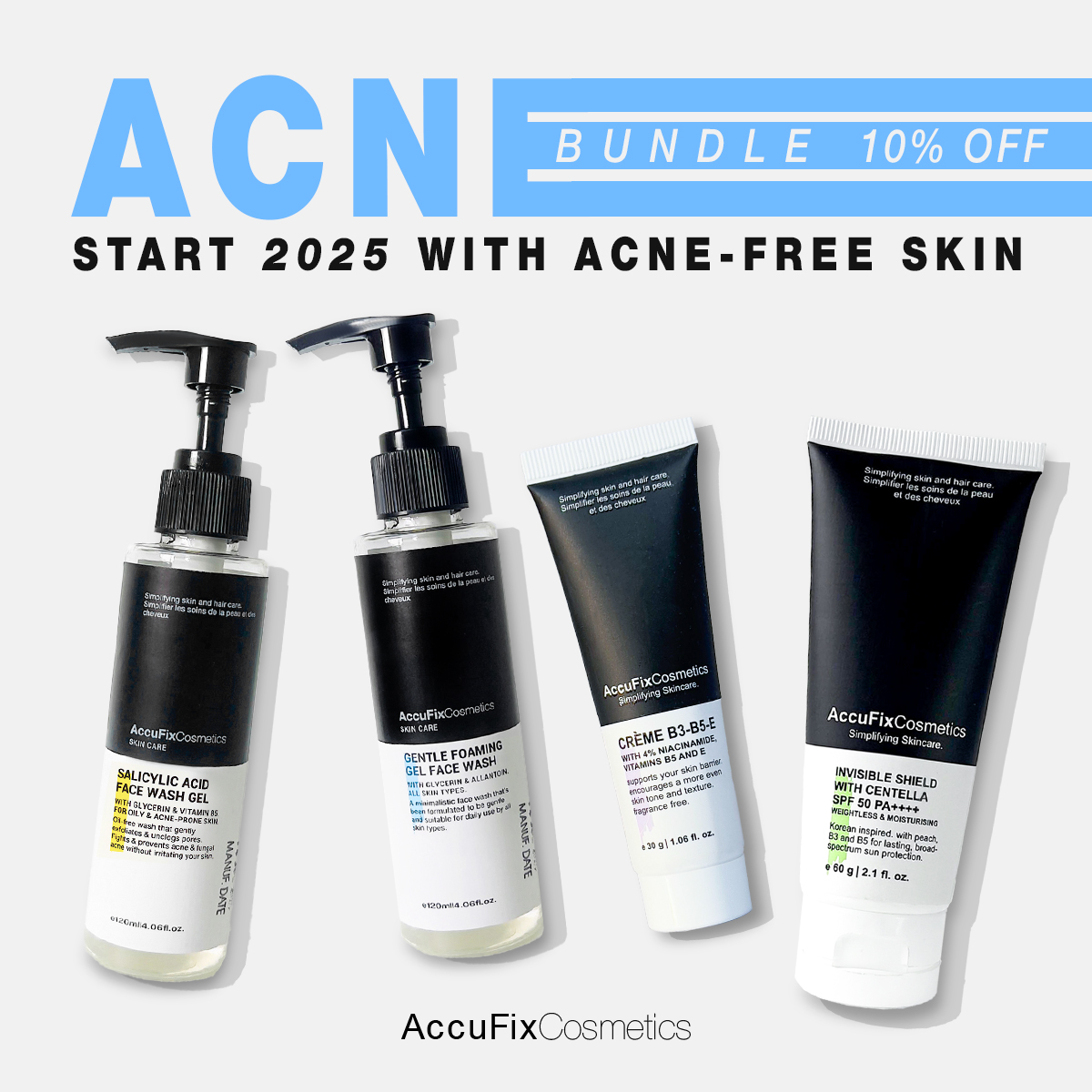 AccuFix Cosmetics Facebook ad