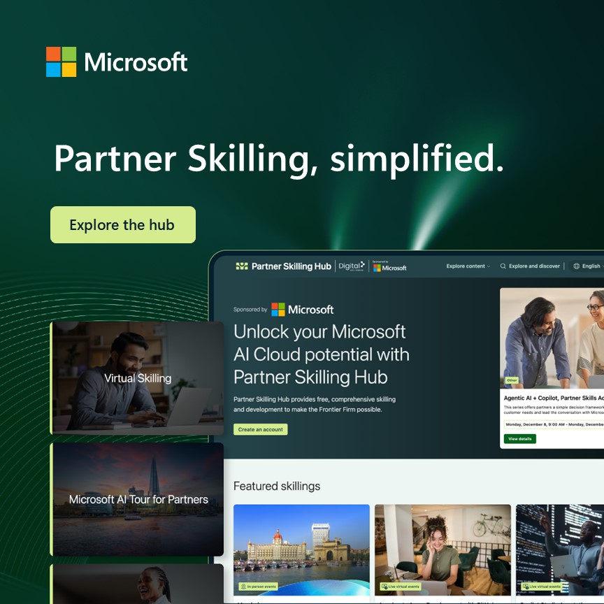 Microsoft AI Cloud Partner Program Facebook ad