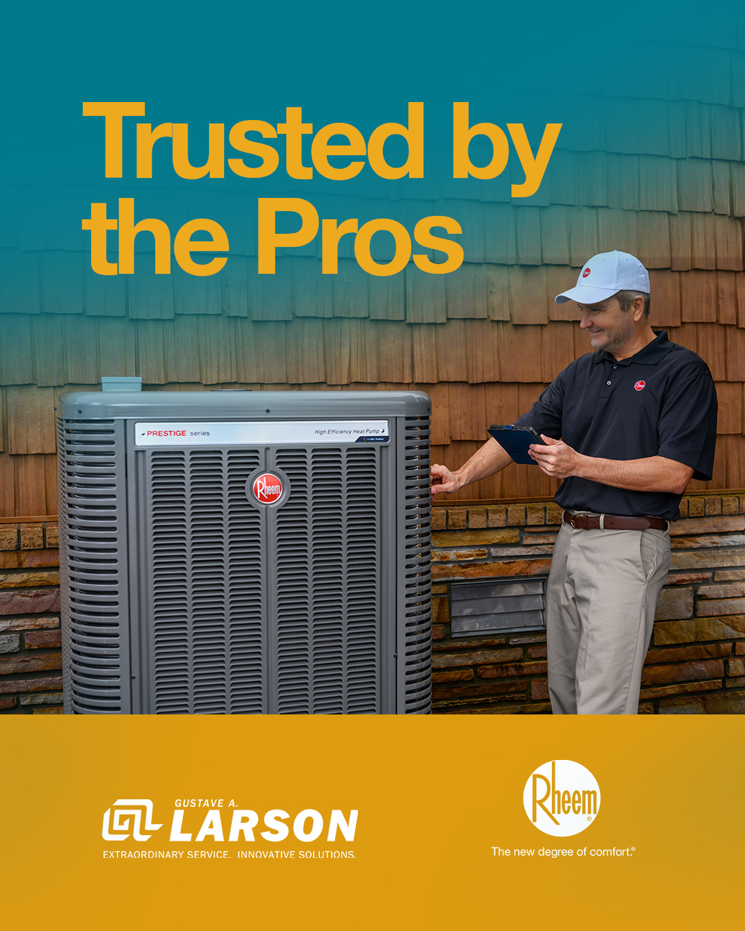AC Contractor Pro Facebook ad: Explore Rheem Reliability