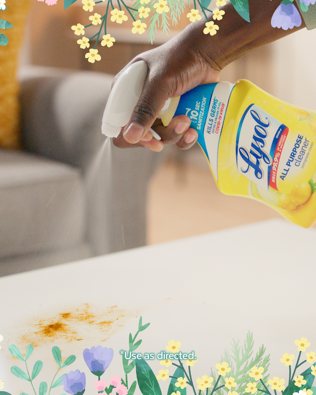 Lysol US Facebook ad