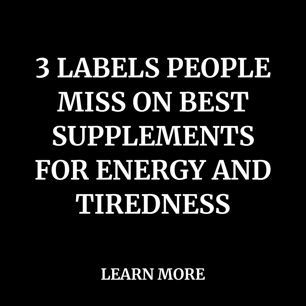 Curiosity Hub Facebook ad: 3 Labels People Miss On Best Supplements For Energy