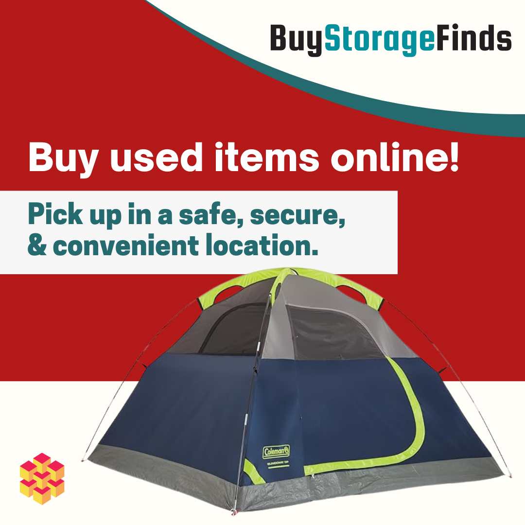 Saf Keep Storage Facebook ad: Buy locally in a safe, public location.