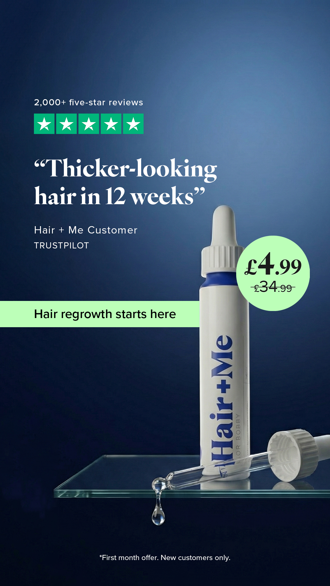 Hair + Me Facebook ad