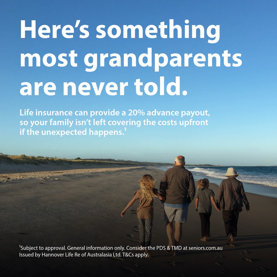 Australian Seniors Insurance Agency Facebook ad