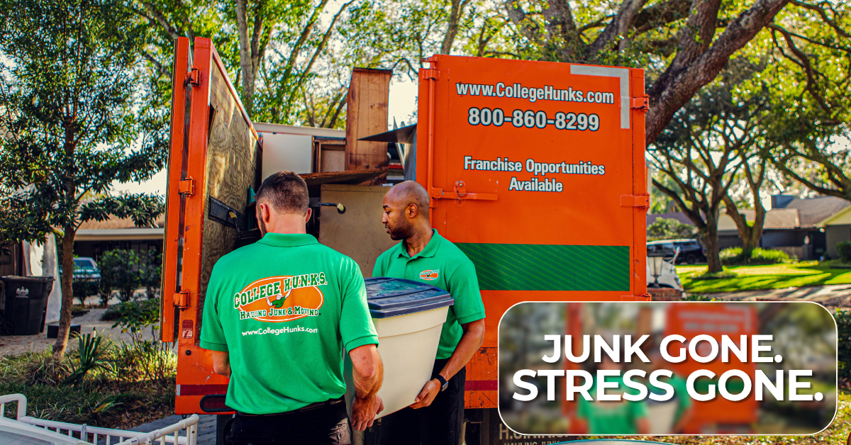College Hunks Hauling Junk and Moving Fairfield Facebook ad from Dec 11, 2025