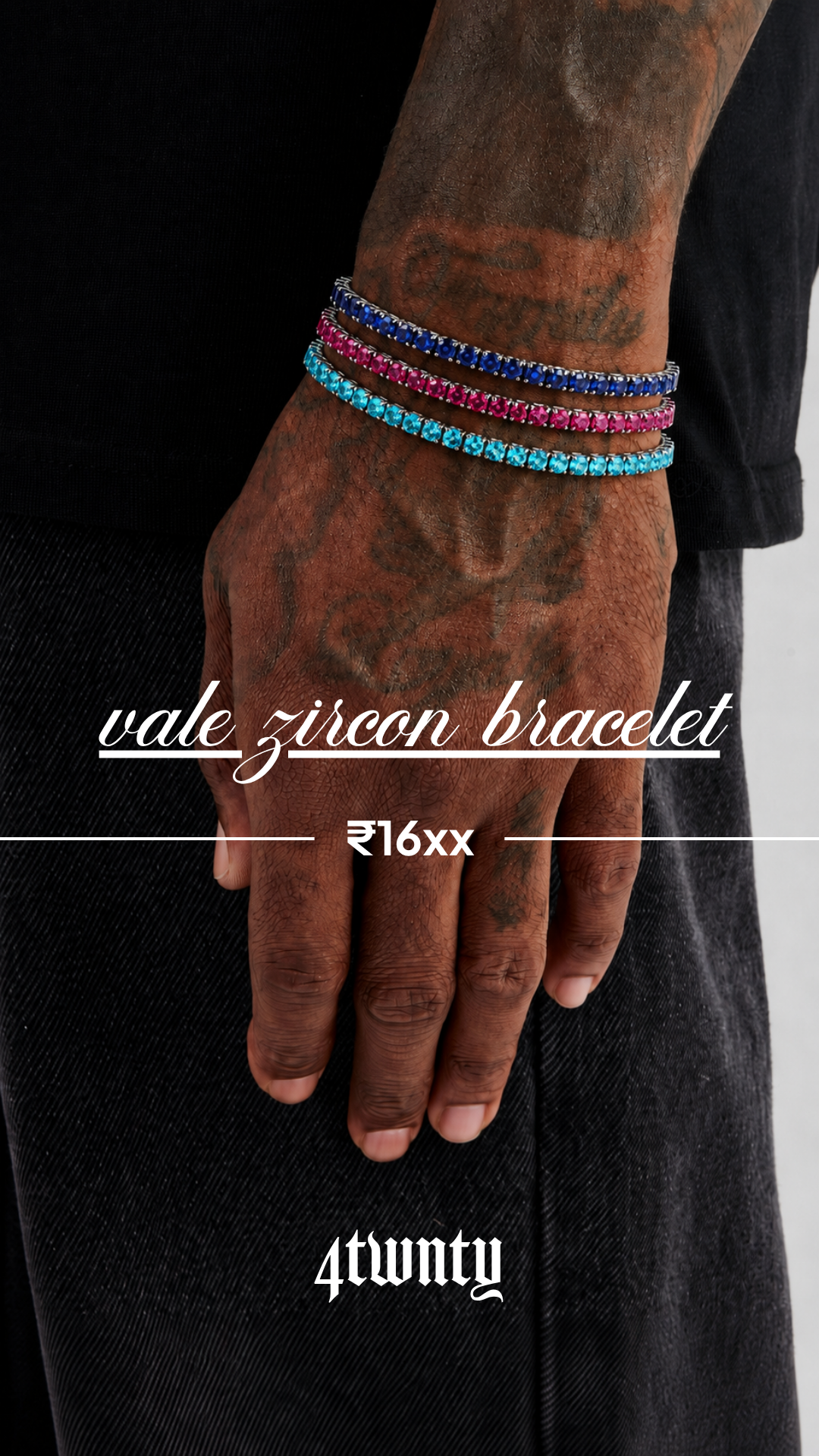 4twnty.in Facebook ad: Vale Zircon Bracelet