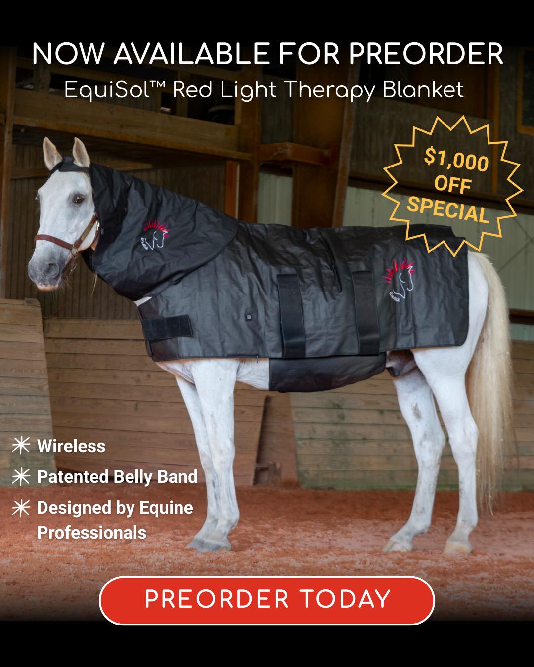AnimaSol Facebook ad: AnimaSol Therapeutic Red Light for Horses, Dogs, Cats &…