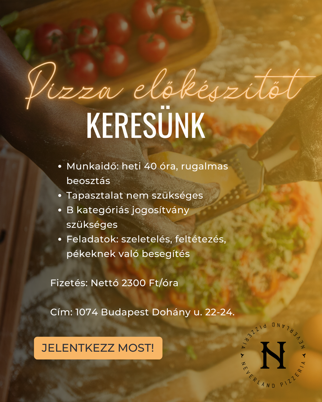 Neverland Bar • Escape Room • Pizzeria Facebook ad