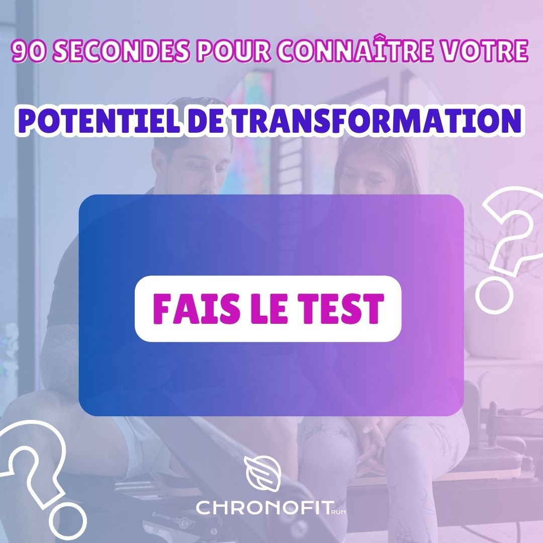 Chronofitrun - Coach Sportif Réunion Facebook ad: Fais le test et mesure ton potentiel!