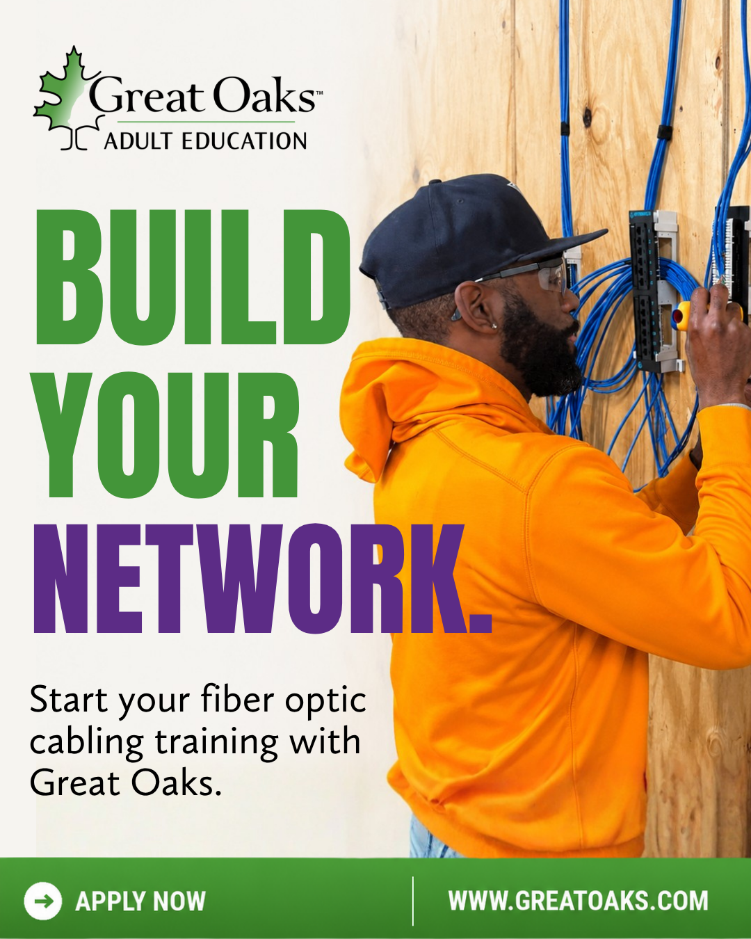 Great Oaks Career Campuses Facebook ad: Build Your Network
