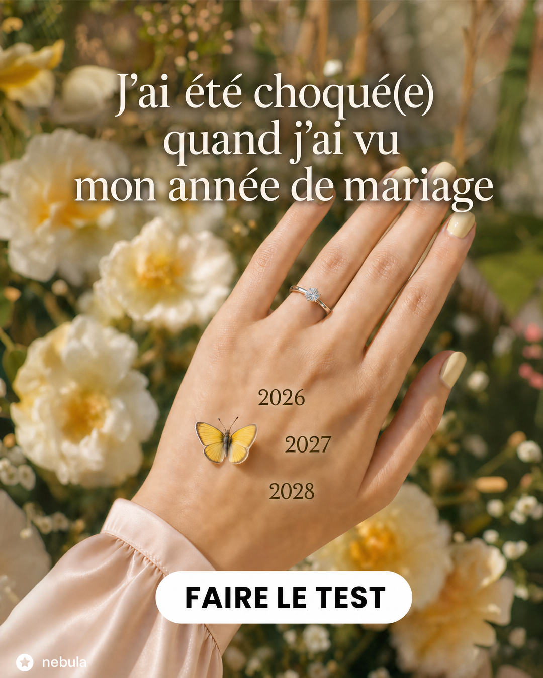 Nebula: Palm Reading Facebook ad