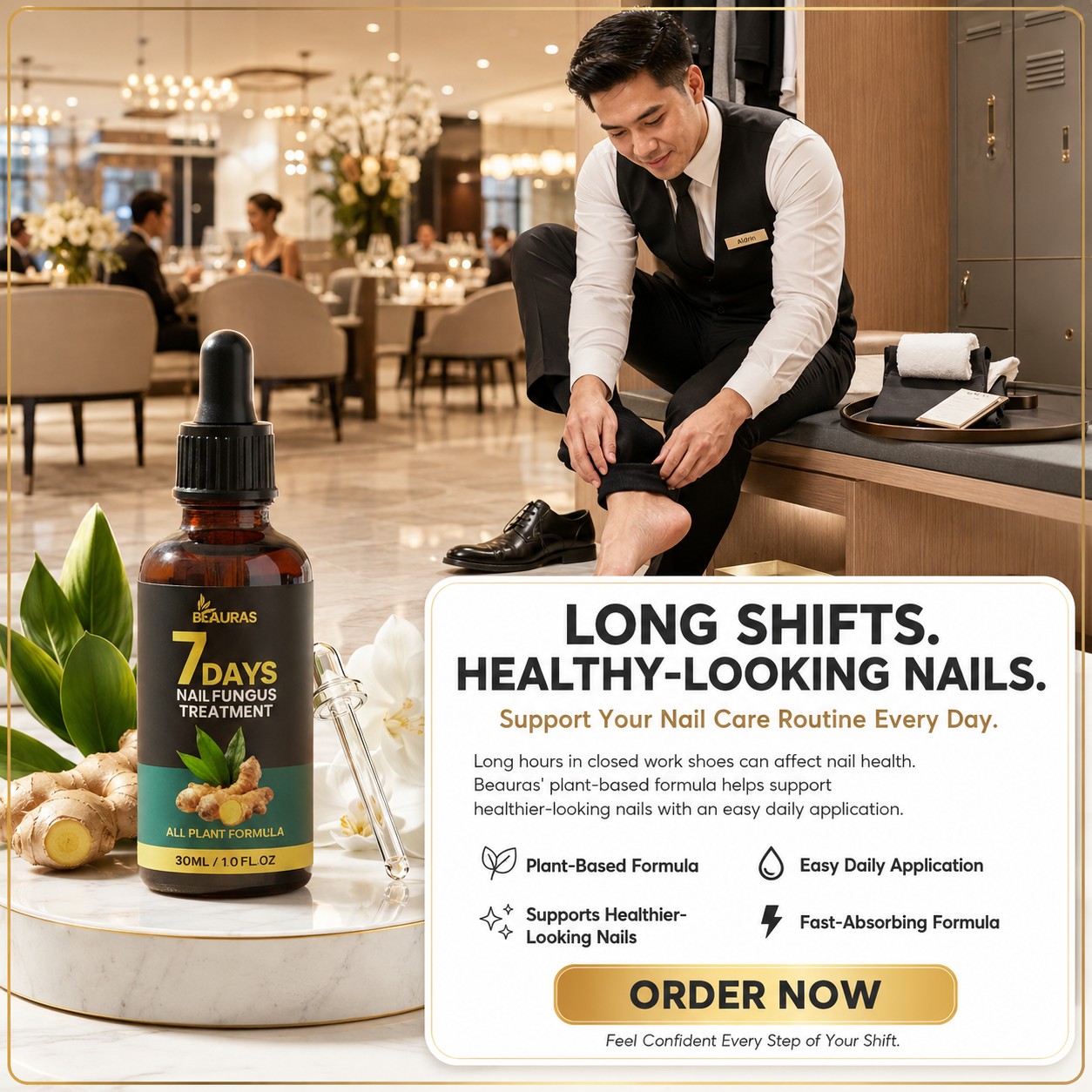 7 days Nail Fungus Treatment Oil Facebook ad