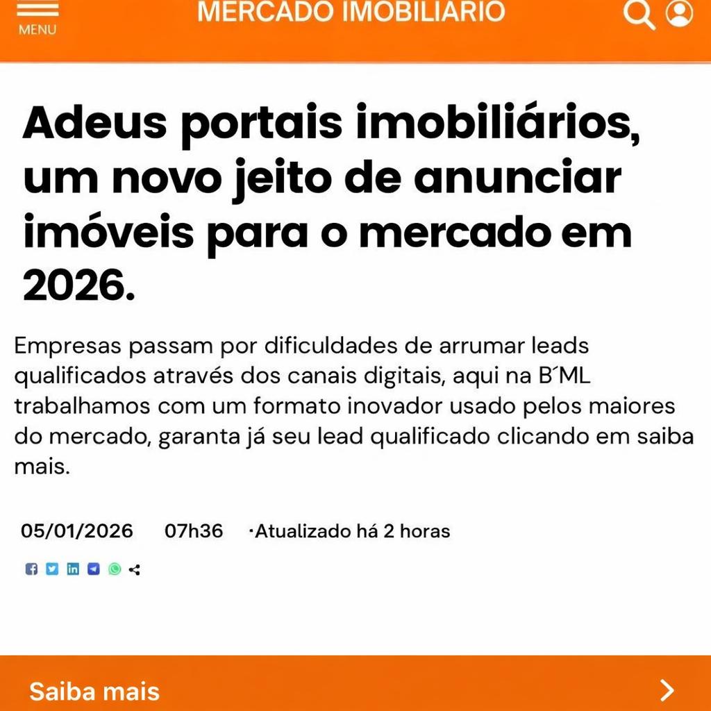 B'ML Digital Business Facebook ad: Leads Potencias Todos os Dias