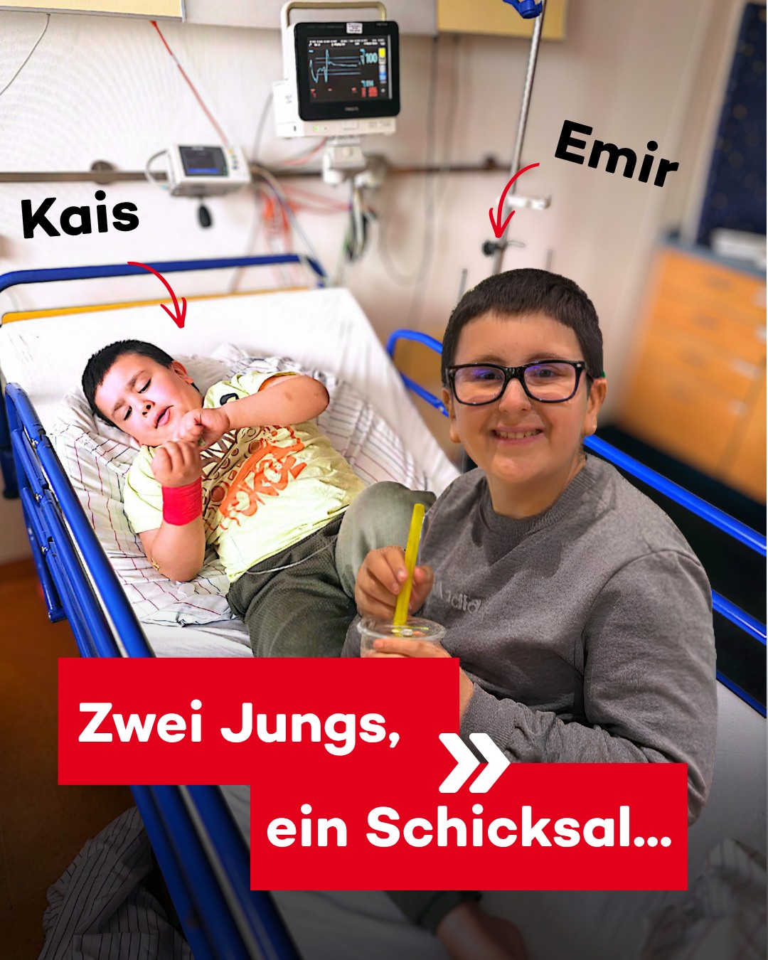 DKMS Deutschland Facebook ad: Manchmal reicht ein Schicksal nicht aus, um zu…
