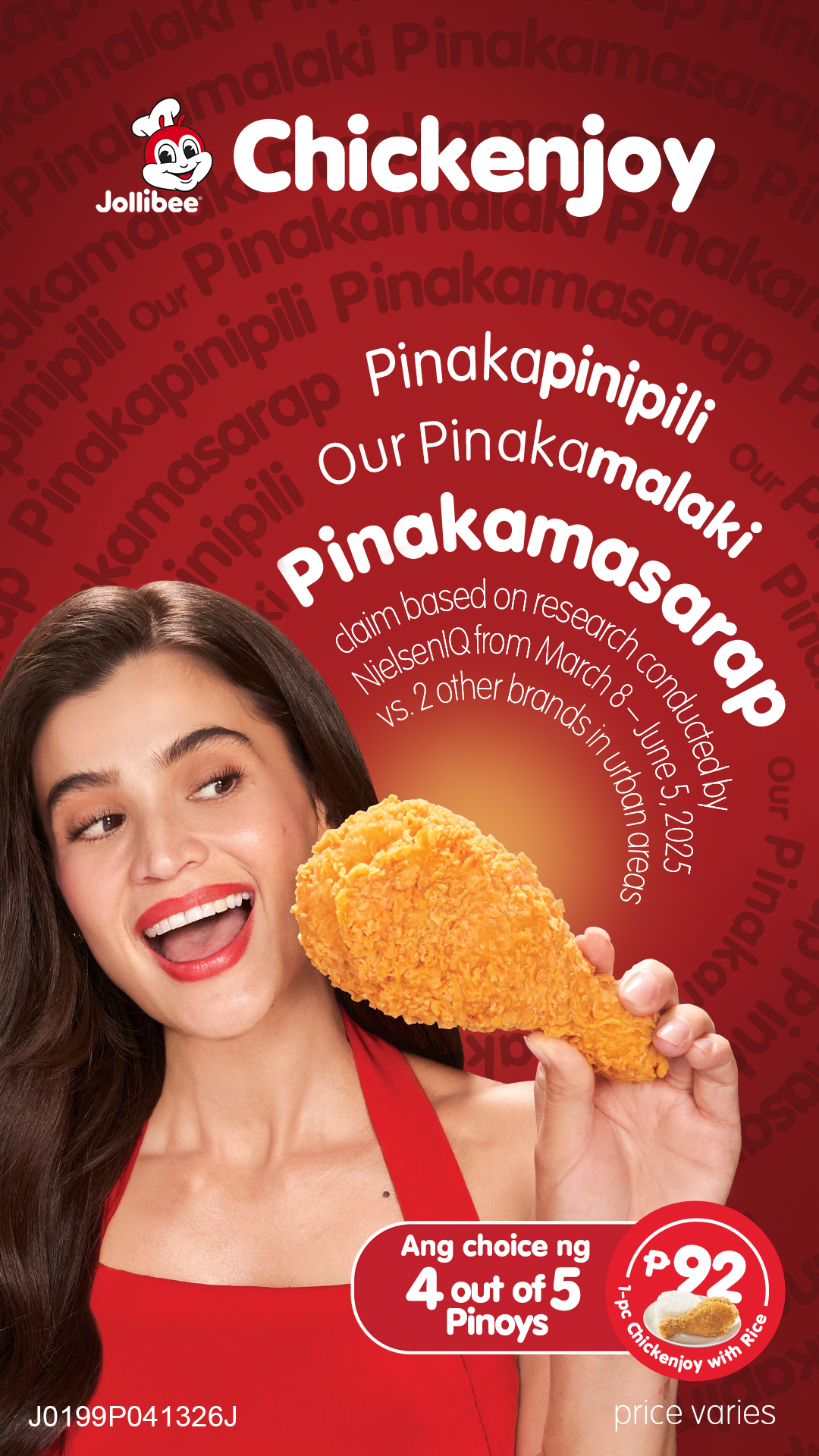 Jollibee Facebook ad