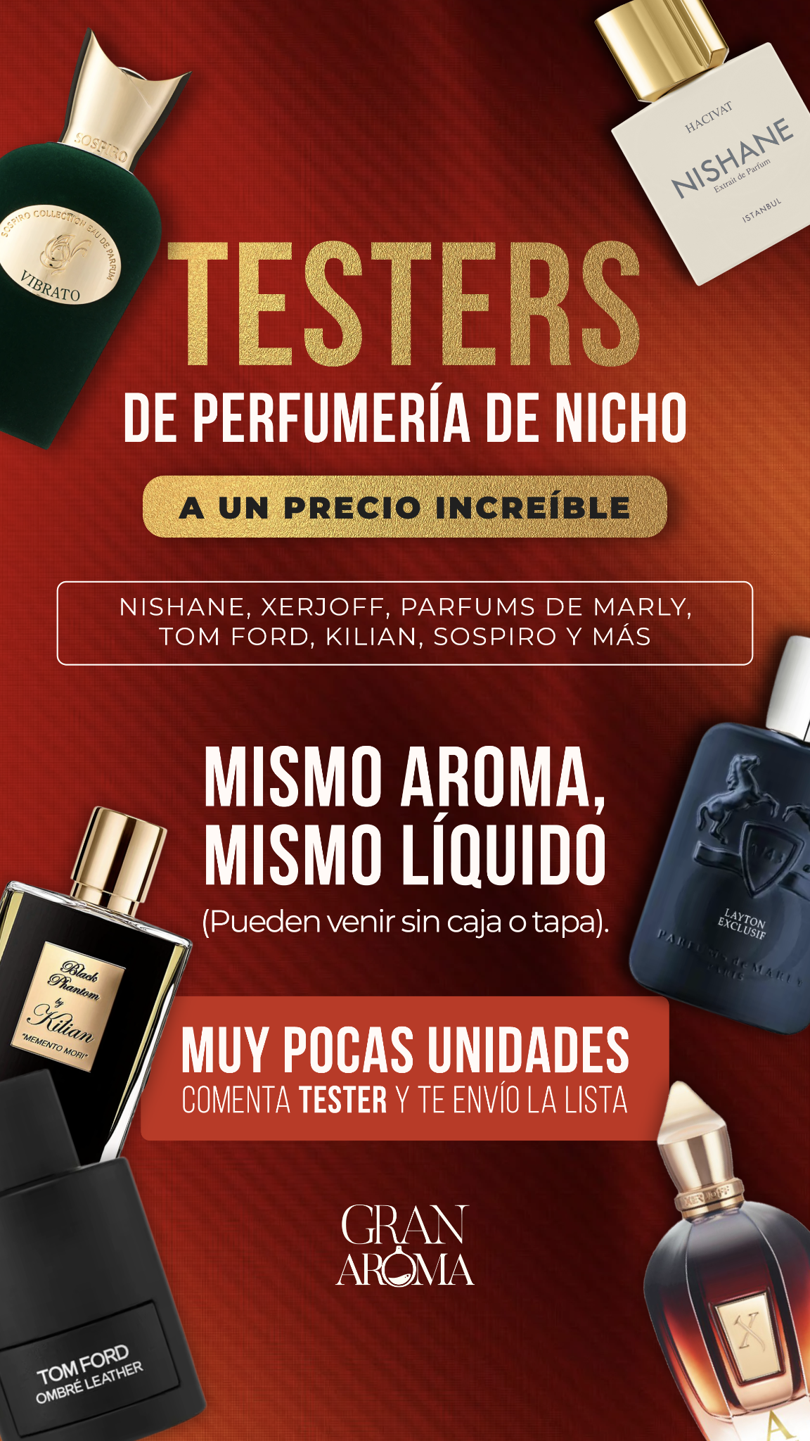 Perfumes Gran Aroma Facebook ad: GRAN AROMA