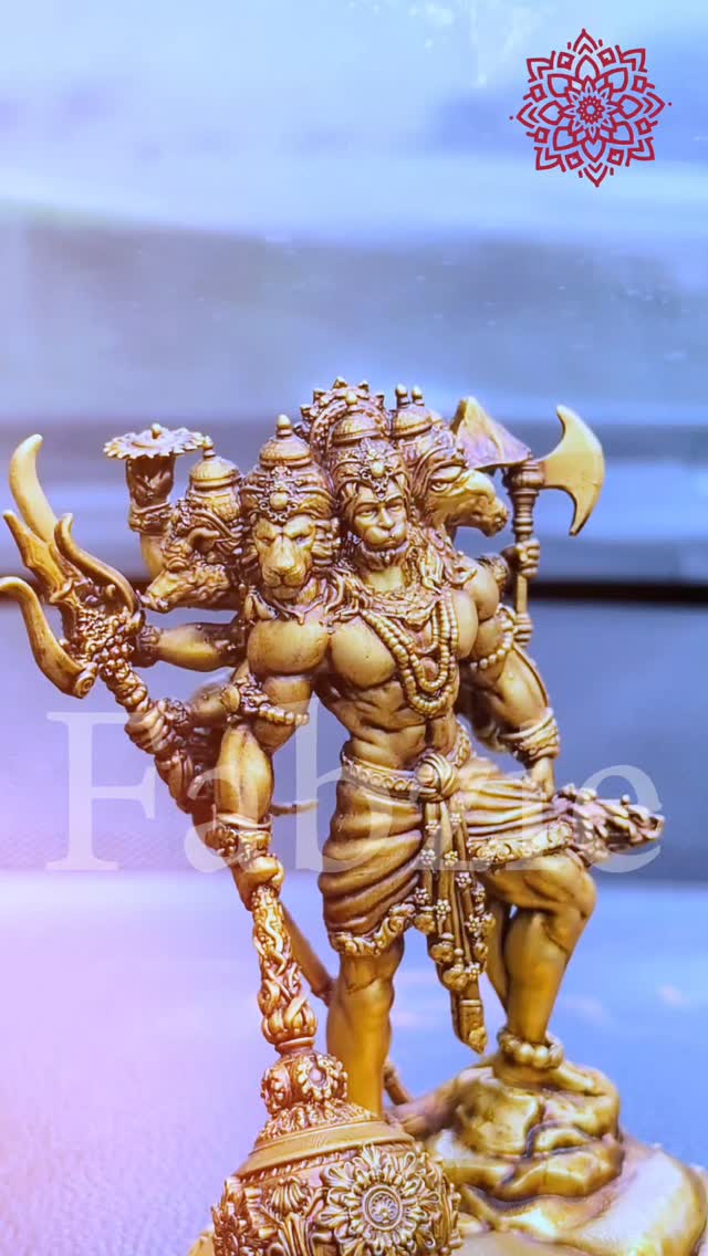 Fabzie Decore Facebook ad: Each face of Panchmukhi Hanuman is a guardian…