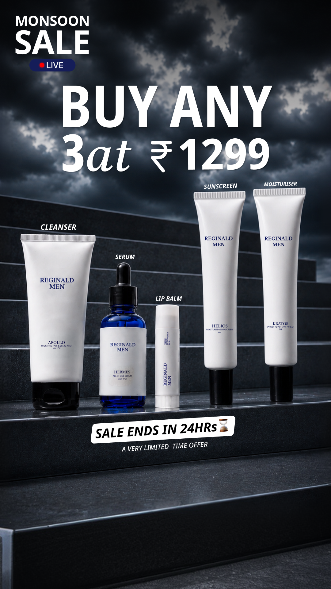 Reginald Men Skin Facebook ad