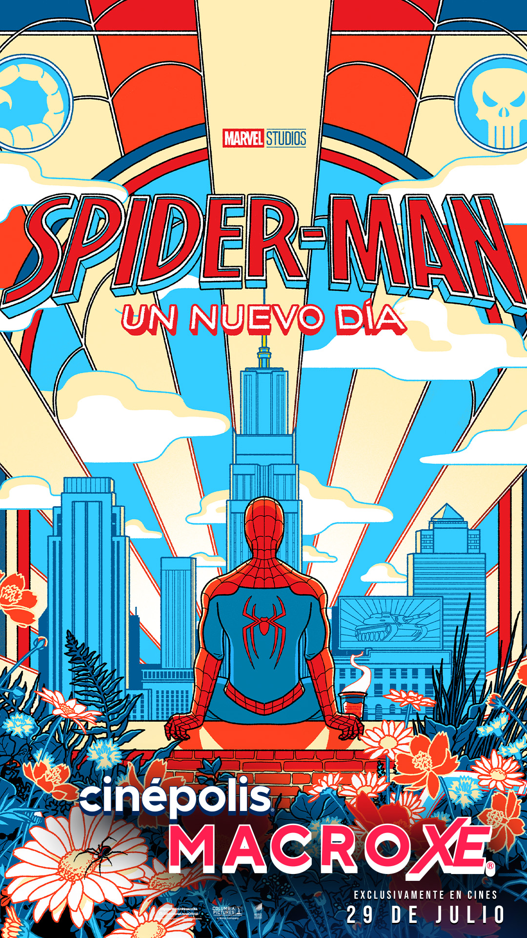 Cinépolis Facebook ad: ¡#SpiderMan en #MacroXE ven a verla en #MacroXE!