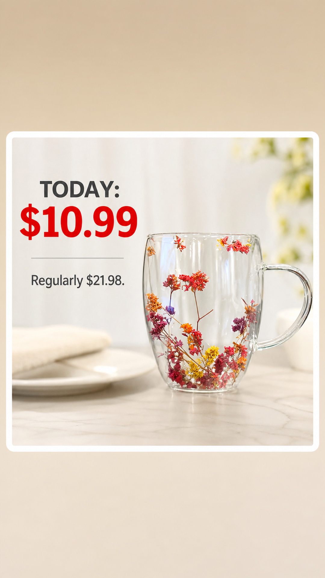 Best E-Store Facebook ad: Choose Your Floral Moment
