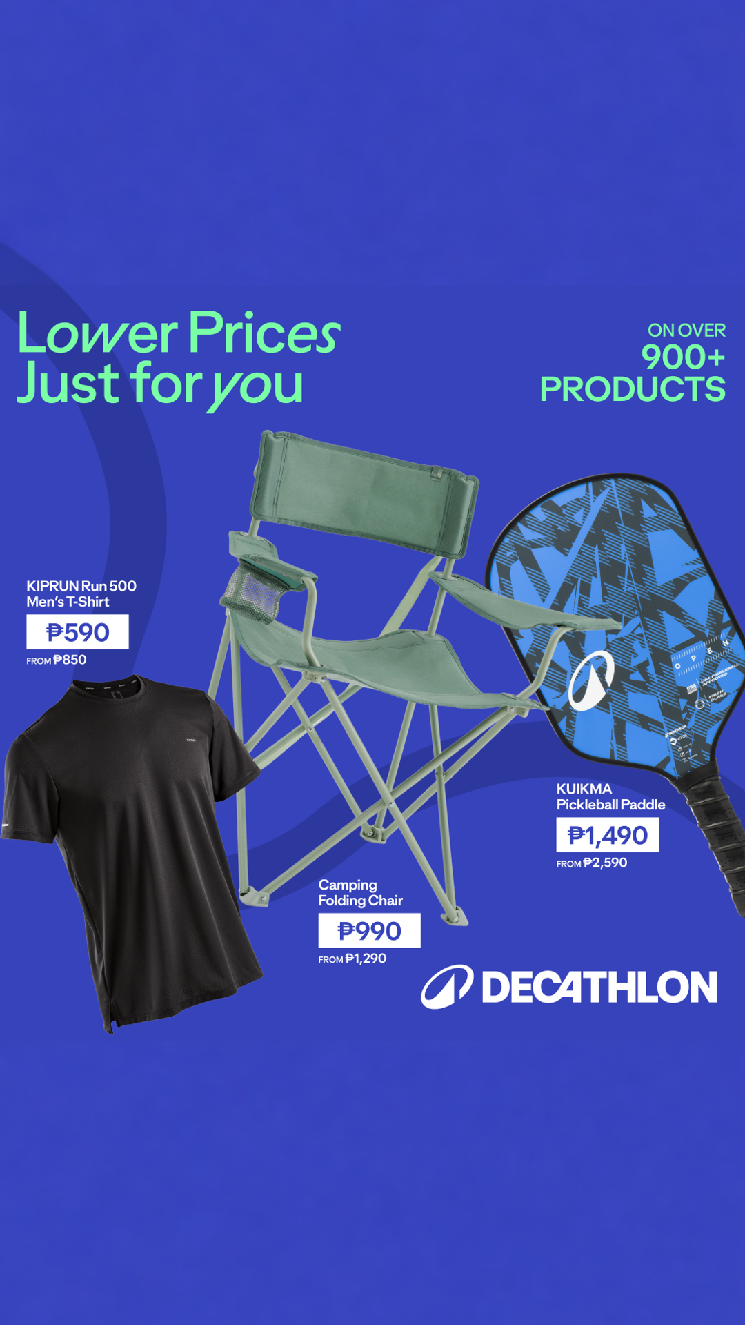 Decathlon Philippines Facebook ad: New Gear, Lower Prices
