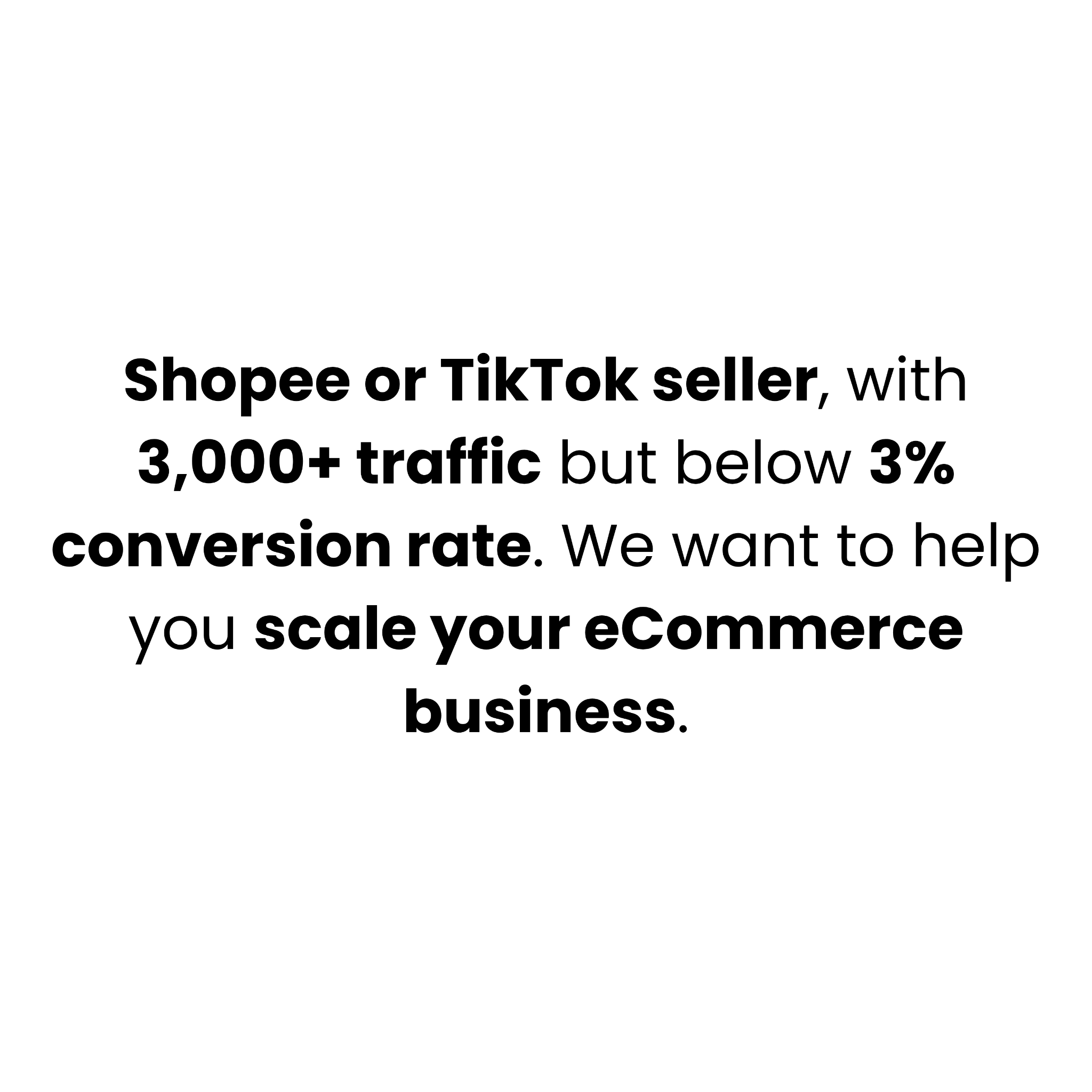 ECOM Accelerator Facebook ad