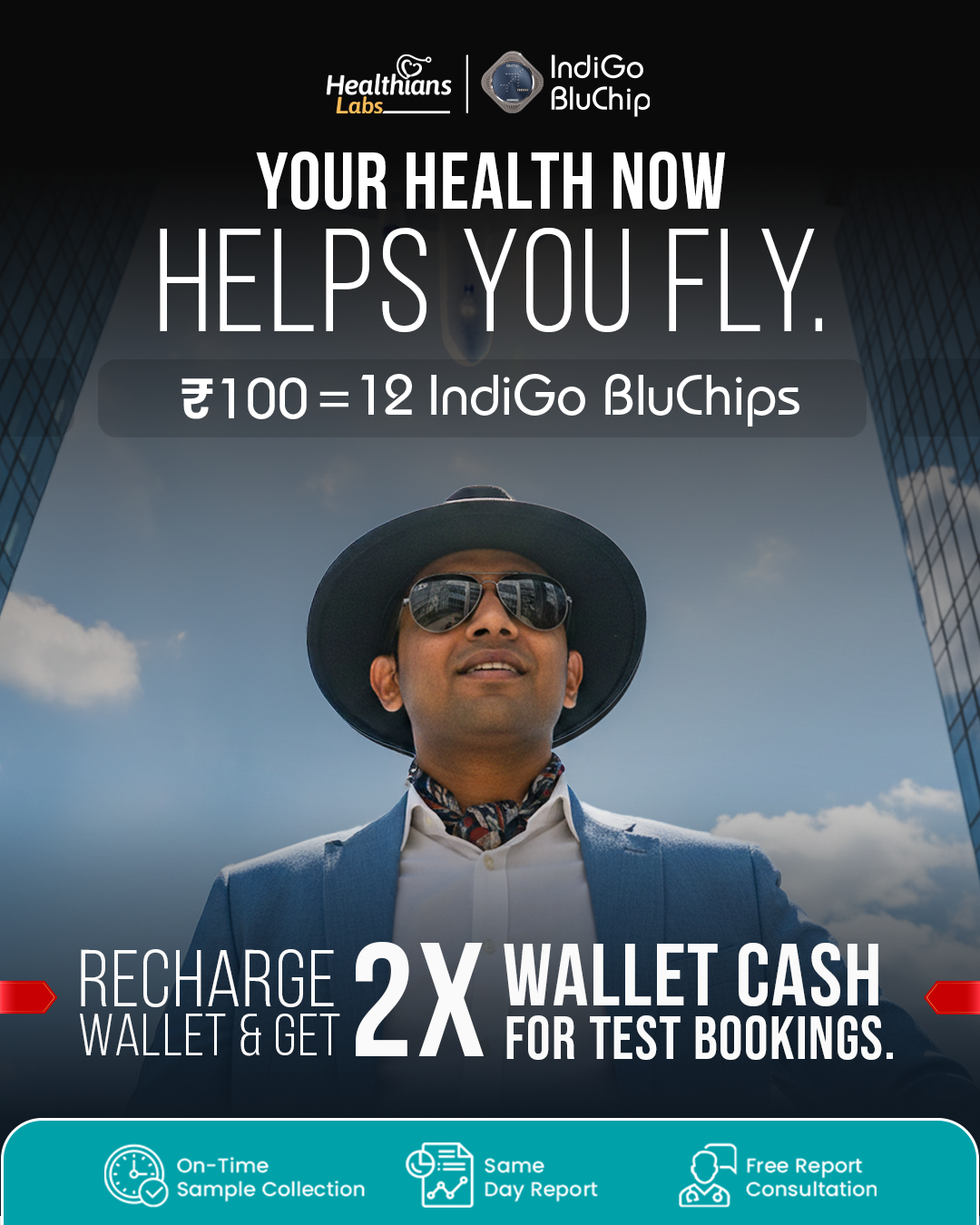 Healthians Facebook ad