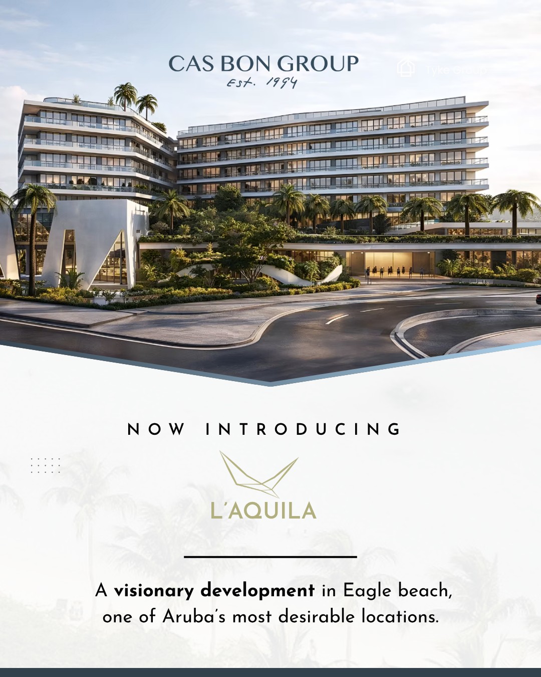 Cas Bon Group Facebook ad: Introducing L’Aquila Residences by Cas Bon Group…