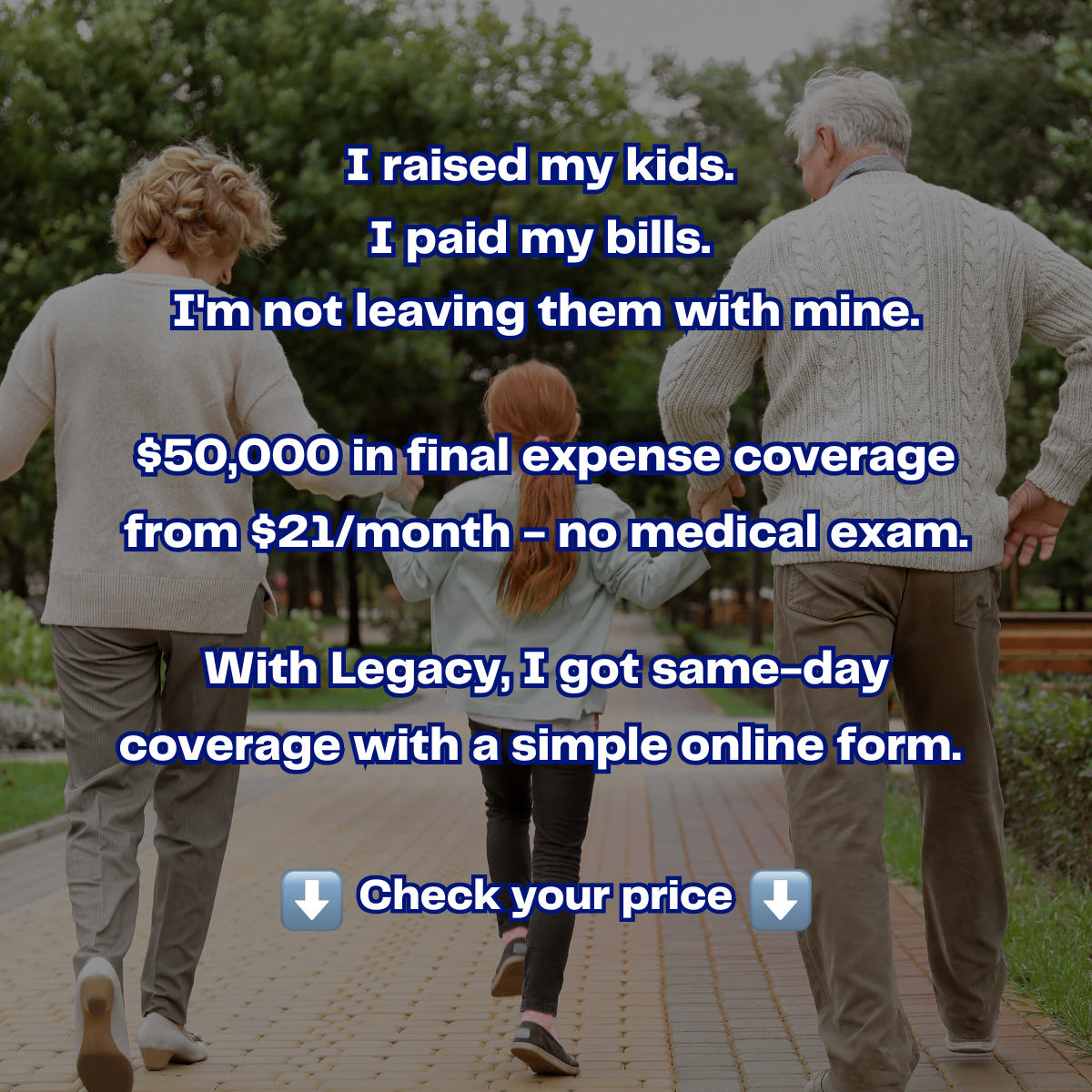 Legacy Financial Facebook ad