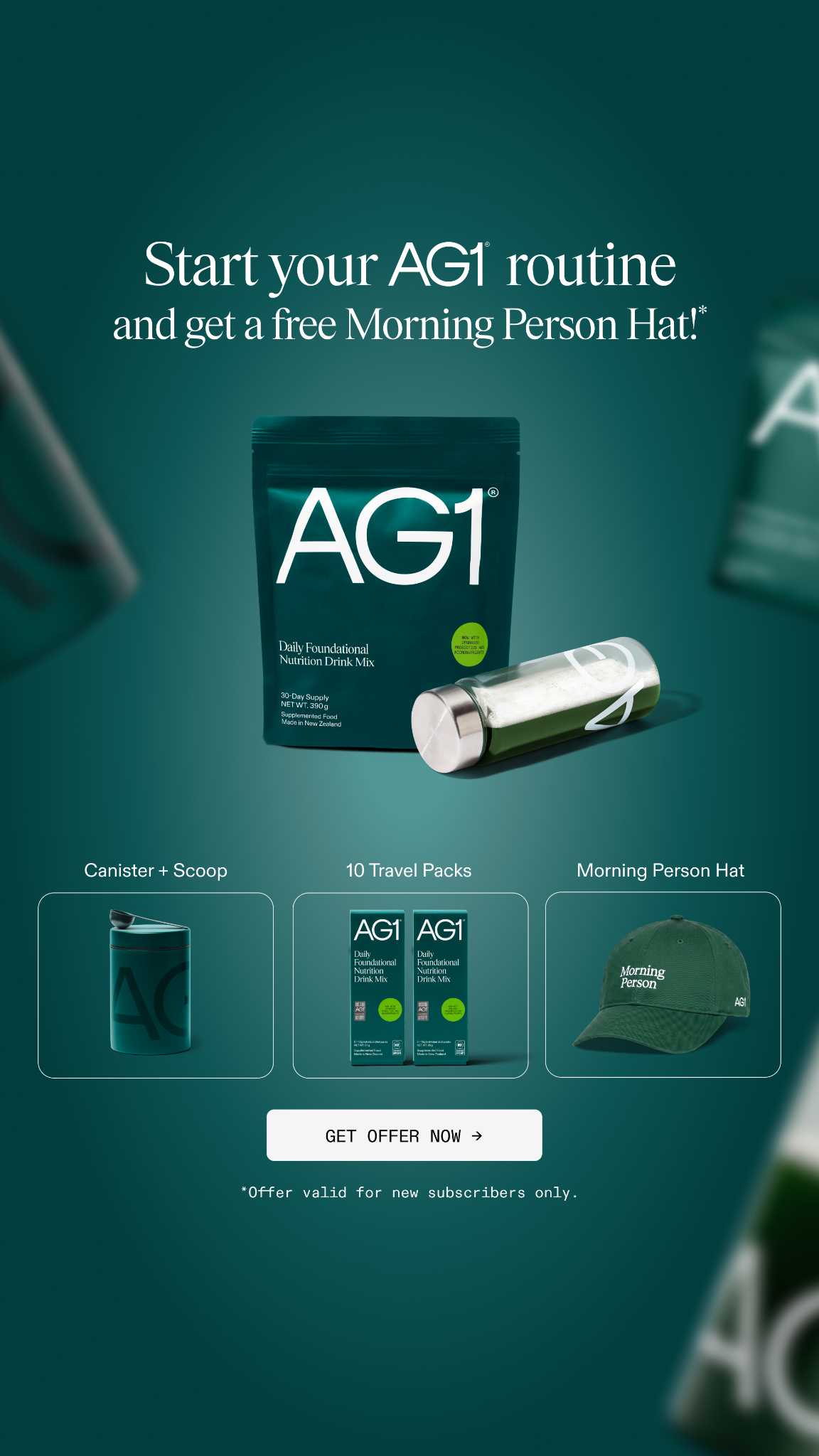 AG1 by Athletic Greens Facebook ad