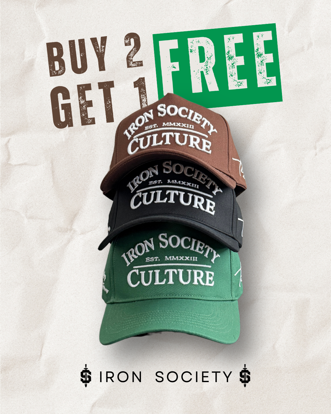 Iron Society Facebook ad