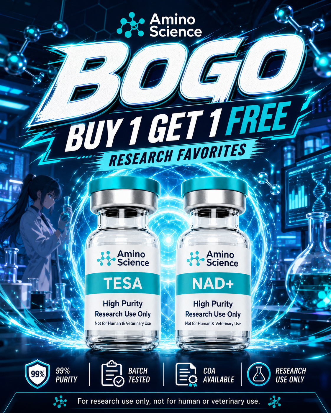 Amino Science Labs Facebook ad